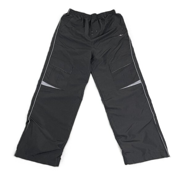 Athletic Works Trackpants Men S Black Utility Skate Baggy Cargo - Picture 1 of 11